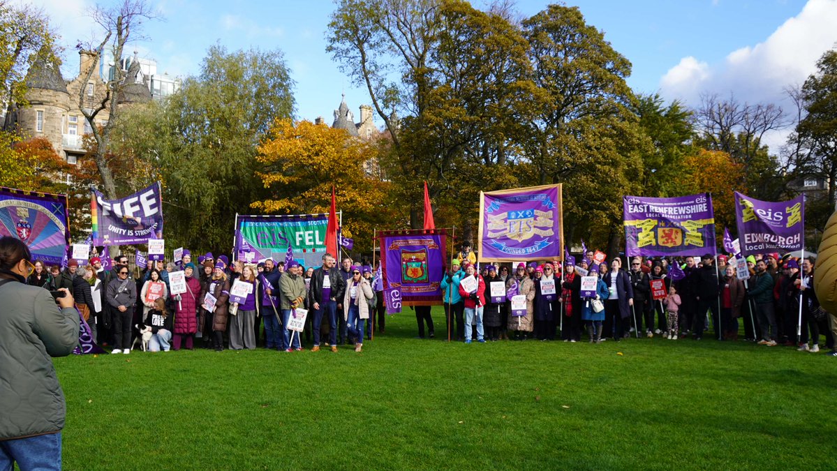 EISUnion's tweet image. Today we were united, we stood together and we demanded better.
#WeDemandBetter #ScotlandDemandsBetter
