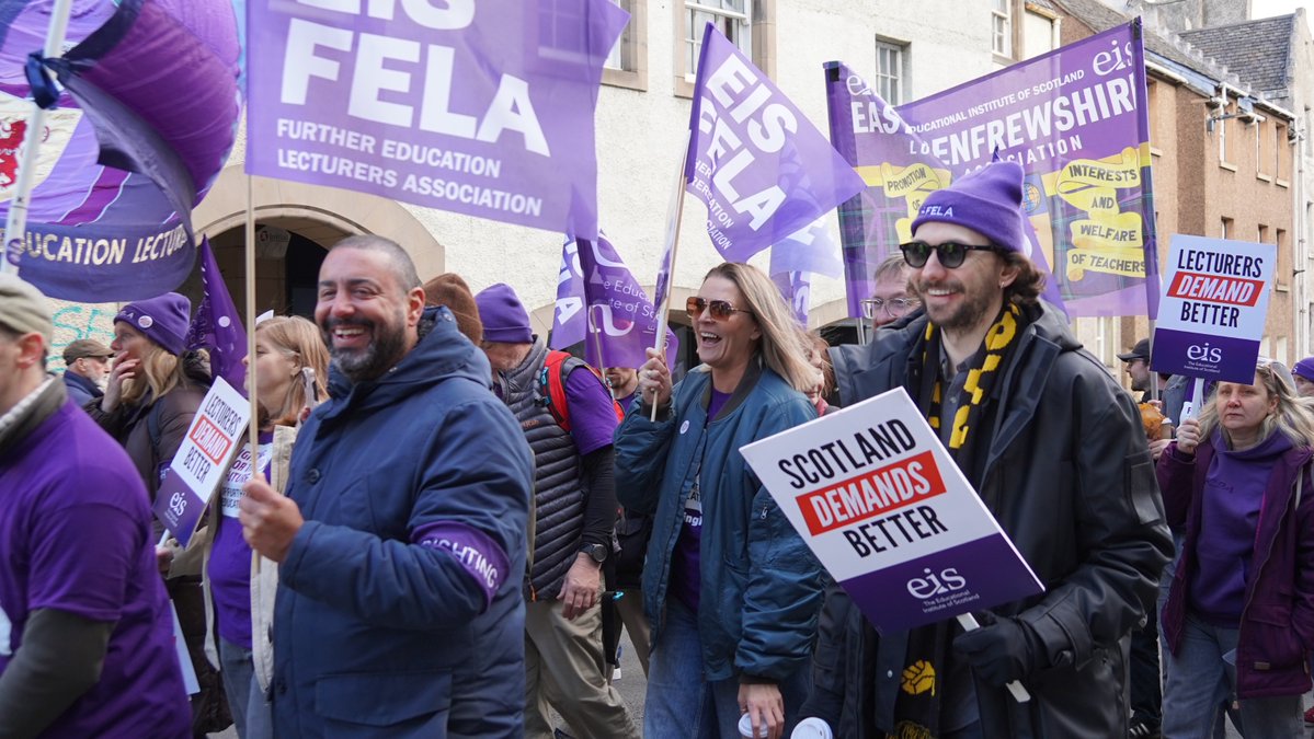 EISUnion's tweet image. Today we were united, we stood together and we demanded better.
#WeDemandBetter #ScotlandDemandsBetter