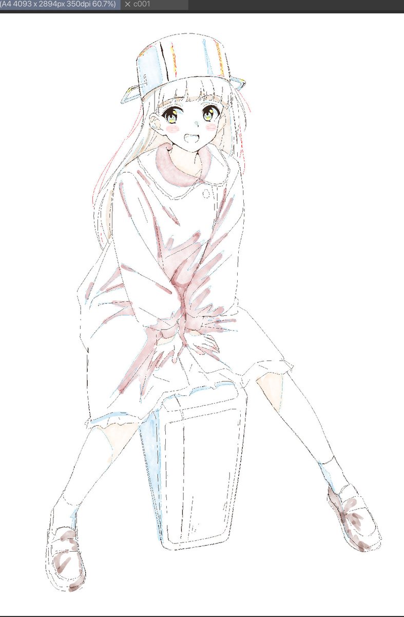 ★パピヨン⑱〜㉖★ Y's BORN PRODUCT] COTTON TWILL LONG STRAIGHT PANTS(XS Beige