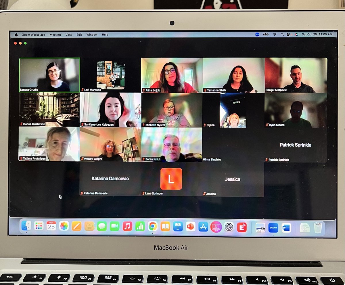 LMarenda's tweet photo. Session #2 of Harvard Fellowship -Ideologies of the Holocaust: The Case of SE Europe. Dove into the Ustaša movement and explored the concepts of “entwined genocides” Fascinating learning about content that isn’t really studied & learned about in the US. #TeacherAlwaysLearning https://t.co/gof51gaHfY