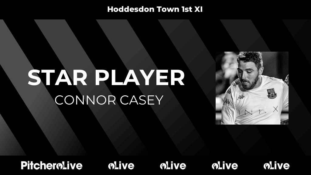Connor Casey is awarded MOTM for Hoddesdon Town. 
#TRIHOD #Pitchero
hoddesdontownfc.co.uk/teams/276175/m…