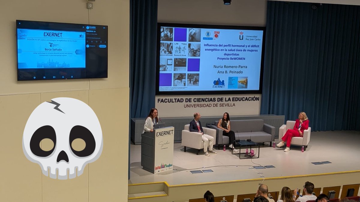 Ana Belén y Nuria, del LFE Research Group, han tocado hueso en #EXERNET2025