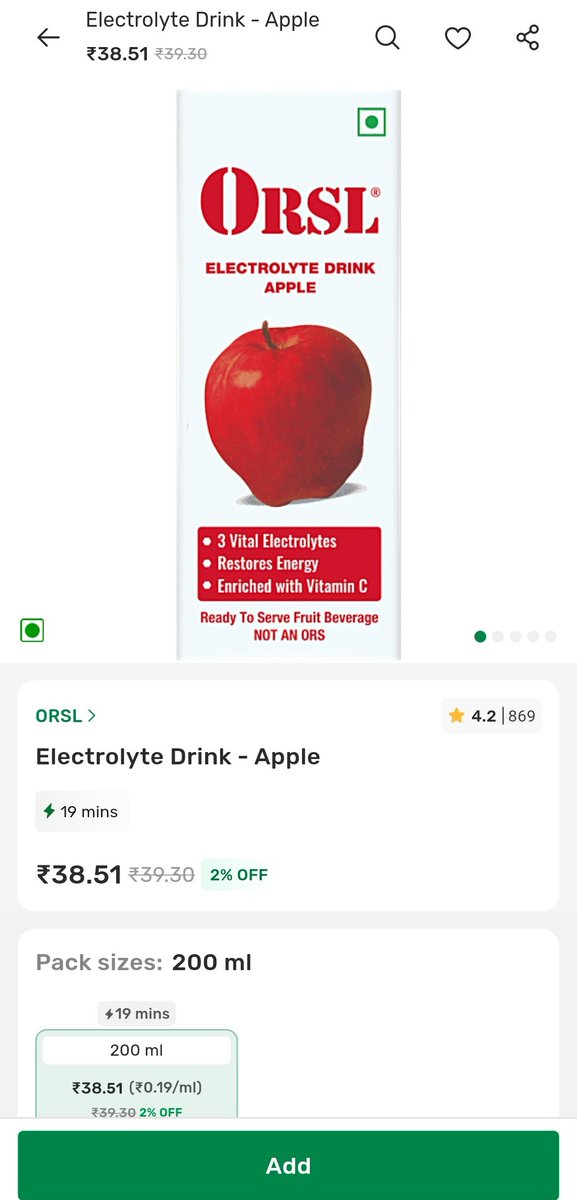 JagrutBharatiya's tweet image. This is Bigbasket from Tata.. putting ORSL in the highlighted &quot;Everyday Medicine&quot; category!! Sab chor hain.. 
@bigbasket_com thodi sharam karo.