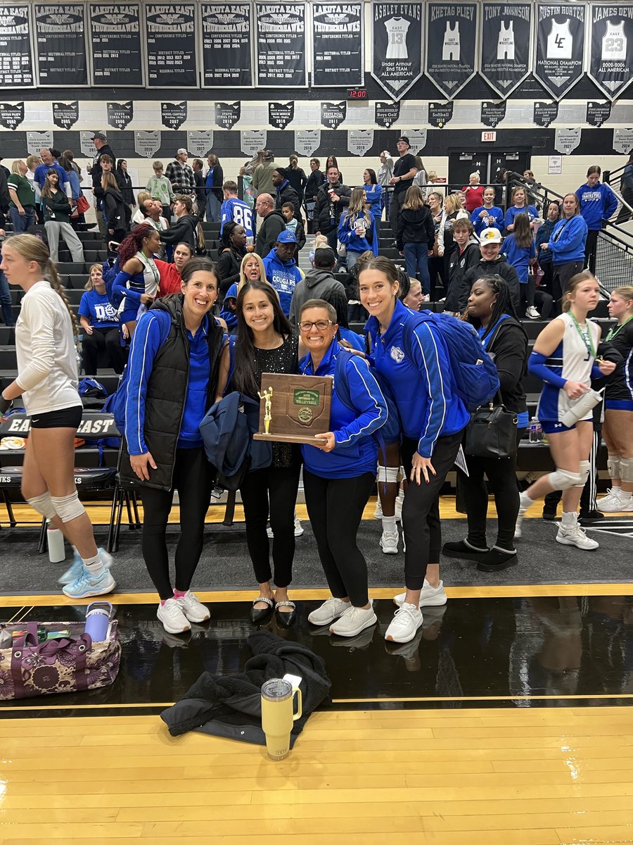 CCS_VB's tweet image. Your 2025 DISTRICT CHAMPIONS!! 

This was a long time coming and has taken years of hard work. First time in school history, for CCS Volleyball to win a district title.  

BUT WE AREN&apos;T DONE! Onto Regional Semis against St. Henry. 

Let&apos;s go! #RestoreTheRoar