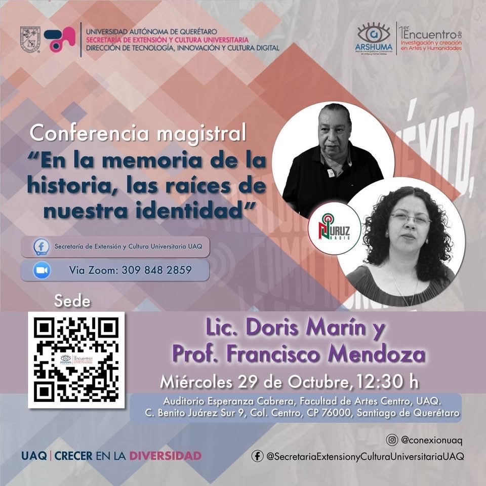 UruzRadio's tweet photo. Te invitamos a nuestra reunión banquetera en Querétaro, Qro., así como a la conferencia que se llevará acabo en la Universidad Autónoma de Querétaro.
Abajo, en los flyers, los detalles,👇🏻 https://t.co/P6mZUhBN8w