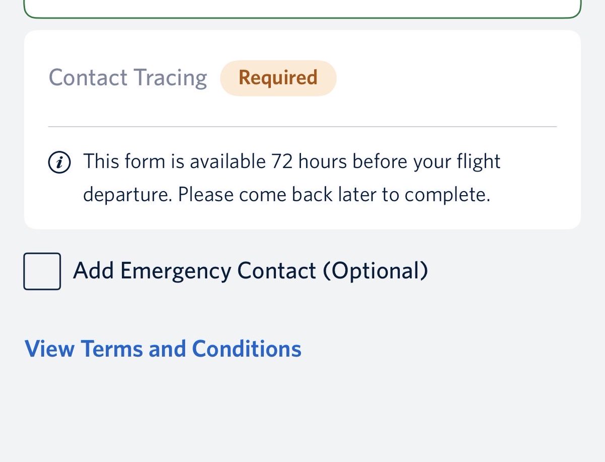 QBreland's tweet photo. Would someone please explain why we are still doing “contract tracing” in 2025? Is this a @TSA thing or @Delta ? https://t.co/eHUdVMrLTk