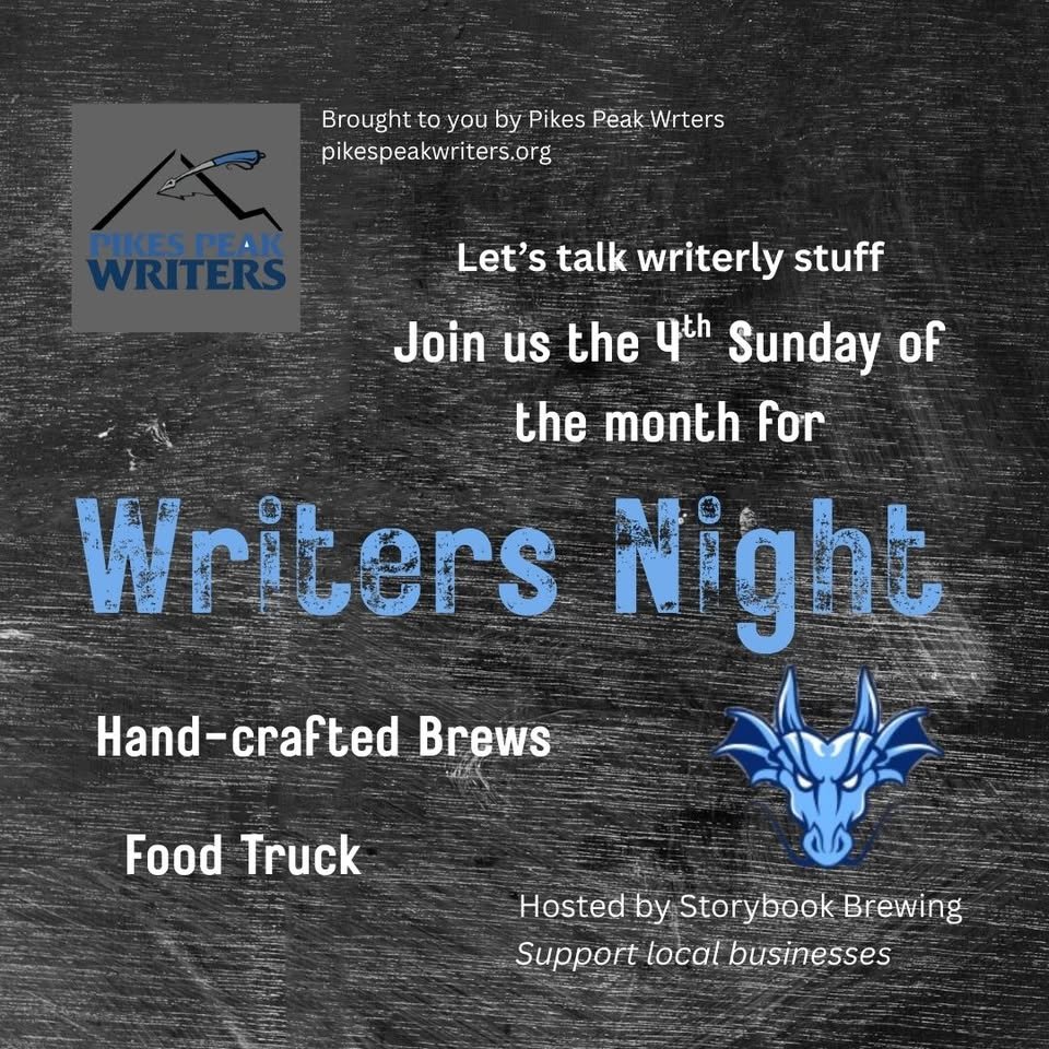 Tomorrow night! 6pm. Let's talk shop. 📚🖋
pikespeakwriters.org/#event=7810806…