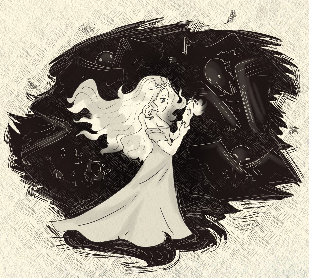 i FORGOR to do anything for #SLAYTOBER so i had to get at least 1 good drawing in... #SLAYTHEPRINCESS