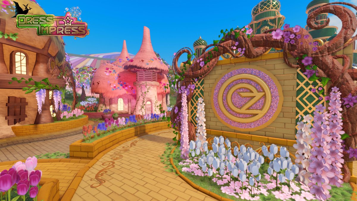 _Dress2Impress's tweet image. We’re OBSESSULATED with the Wicked: For Good Lobby! ✨ 

The free collab drops November 8! 💚🩷