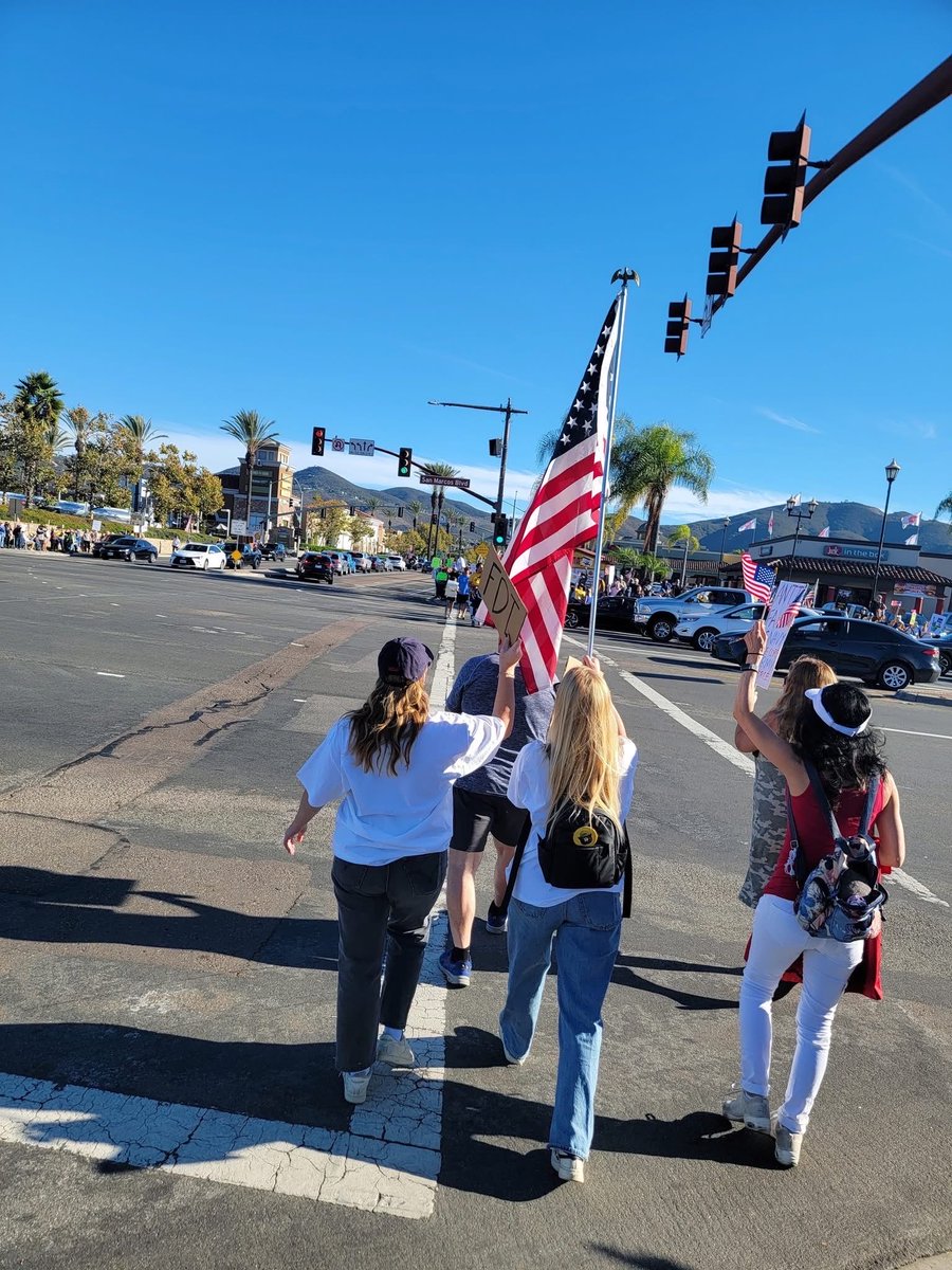 IndivisibleNCSD's tweet photo. @AdamKinzinger You know how much it costs for people to come to a local intersection and wave a sign? Zero dollars. https://t.co/Gs5hYQutB9