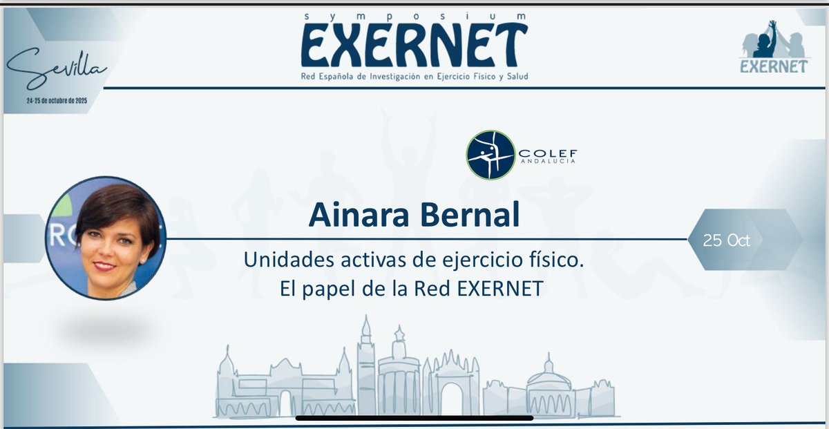 Ainara Bernal - COLEF ANDALUCÍA
#exernet2025