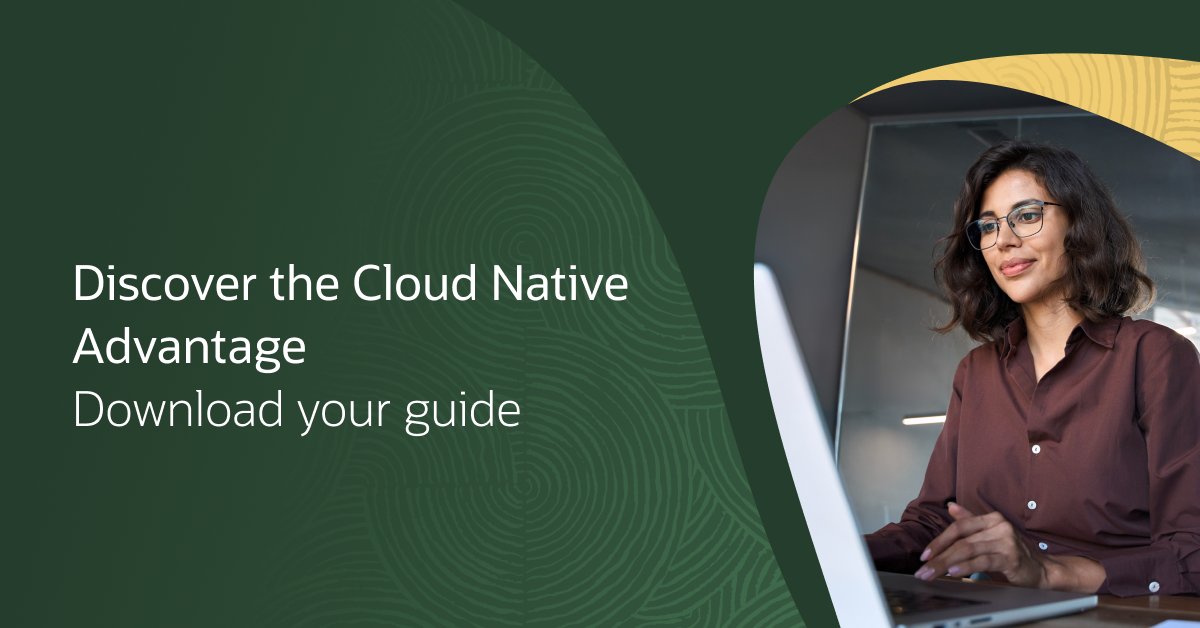 OracleCloud's tweet image. Are traditional apps holding you back? Go cloud native for more scalable, resilient, and flexible apps: social.ora.cl/60144uD7e