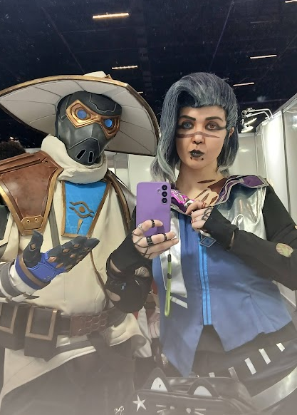jaycachan's tweet photo. Cypher (Asmitariel.Cos)  &amp; Fade (me) cosplay from
@VALORANT / @VALORANTBrasil at @BrasilGameShow 
2025 ♥  E estamos anciosos pros próximos eventos 🥰
#valorantcosplay #cyphervalorant #fadevalorant https://t.co/gXGgMQ3nQE