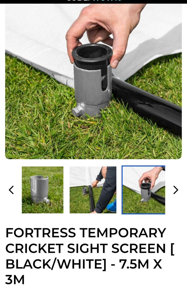 PCommunityCC's tweet image. Hello to our fellow cricket clubs.
We are looking at, finally, improving some of the infrastructure at our home ground (things we can do that isn't a grass wicket)
We are planning on Sight screens and were wondering if anyone had purchased these from NetWorldSports. If so, what's…