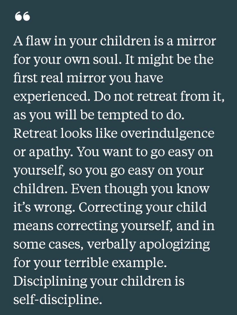 Disciplining your children requires self-discipline.