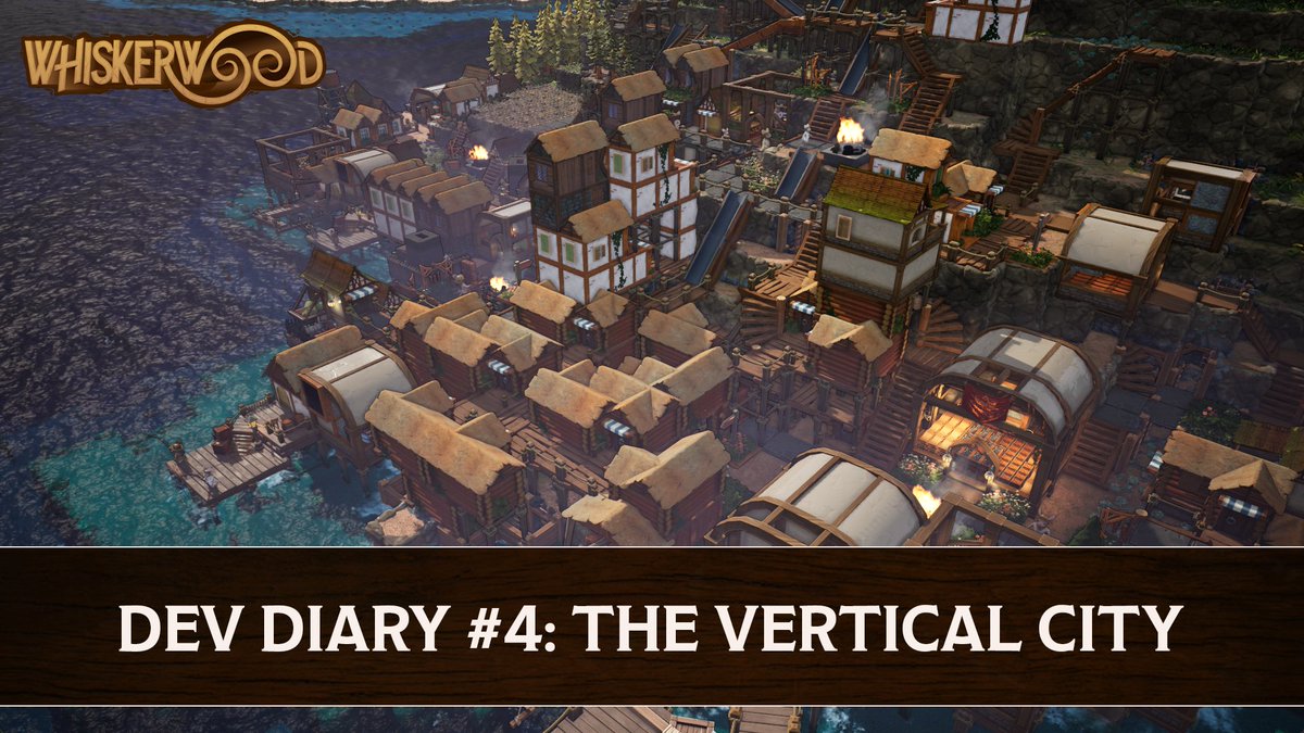 Verticality is a core part of Whiskerwood's design. Every gameplay mechanic interacts with it in some way. 📈

Our latest dev diary takes you through the process of building a vertical city, and the unique challenges you'll face in the process. 

Read: store.steampowered.com/news/app/24893…