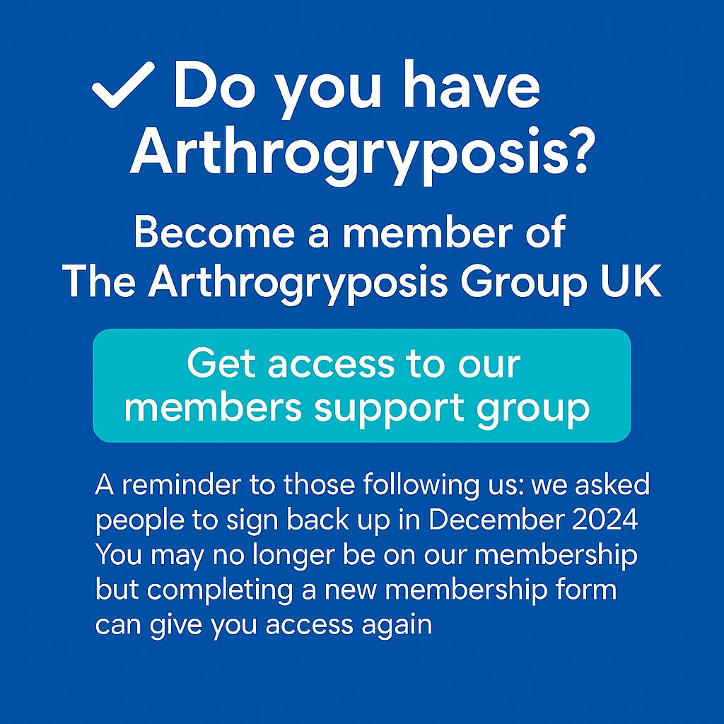 The Arthrogryposis Group UK tweet media