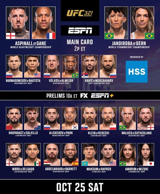 DraftStreams's tweet image. COMBAT UFC 321 🥊

🚨( lien du stream en bio )🚨

( LIEN LIVE GRATUIT SUR TELEGRAM )

TOM ASPINALL vs CIRYL GANE ⚡️Live

⚠️LIKE + RT POUR REJOINDRE LE STREAM INSTANTANÉMENT⚠️

#UFC321 #AspinallVsGane #mmaxmax