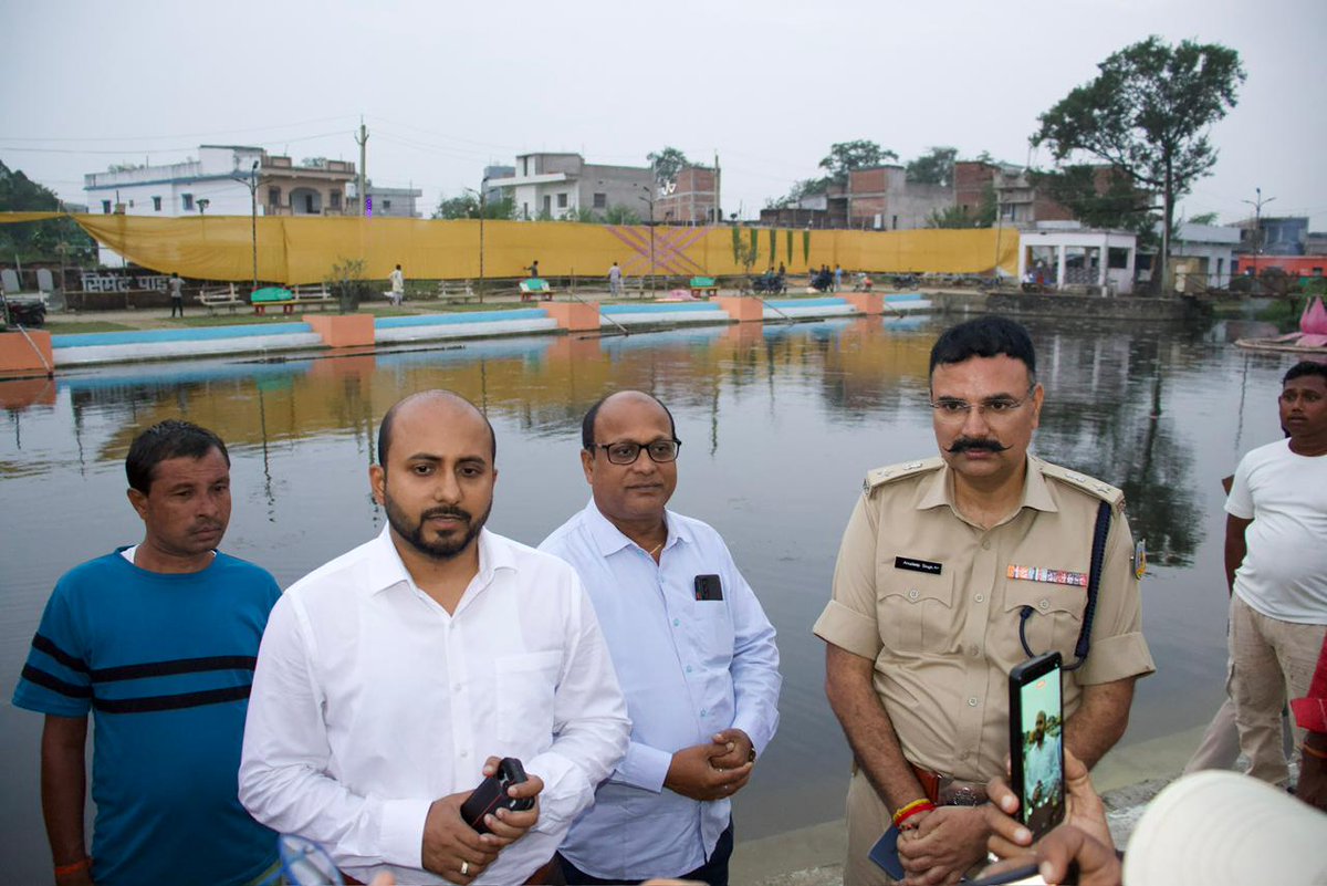 spkoderma1's tweet image. उपायुक्त एवं पुलिस अधीक्षक, कोडरमा द्वारा छठ घाटों का निरीक्षण — सुरक्षा एवं स्वच्छता व्यवस्था की समीक्षा                                                                         
@JharkhandPolice @DigHazaribagh @dckoderma