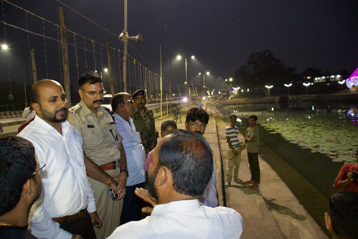 spkoderma1's tweet image. उपायुक्त एवं पुलिस अधीक्षक, कोडरमा द्वारा छठ घाटों का निरीक्षण — सुरक्षा एवं स्वच्छता व्यवस्था की समीक्षा                                                                         
@JharkhandPolice @DigHazaribagh @dckoderma