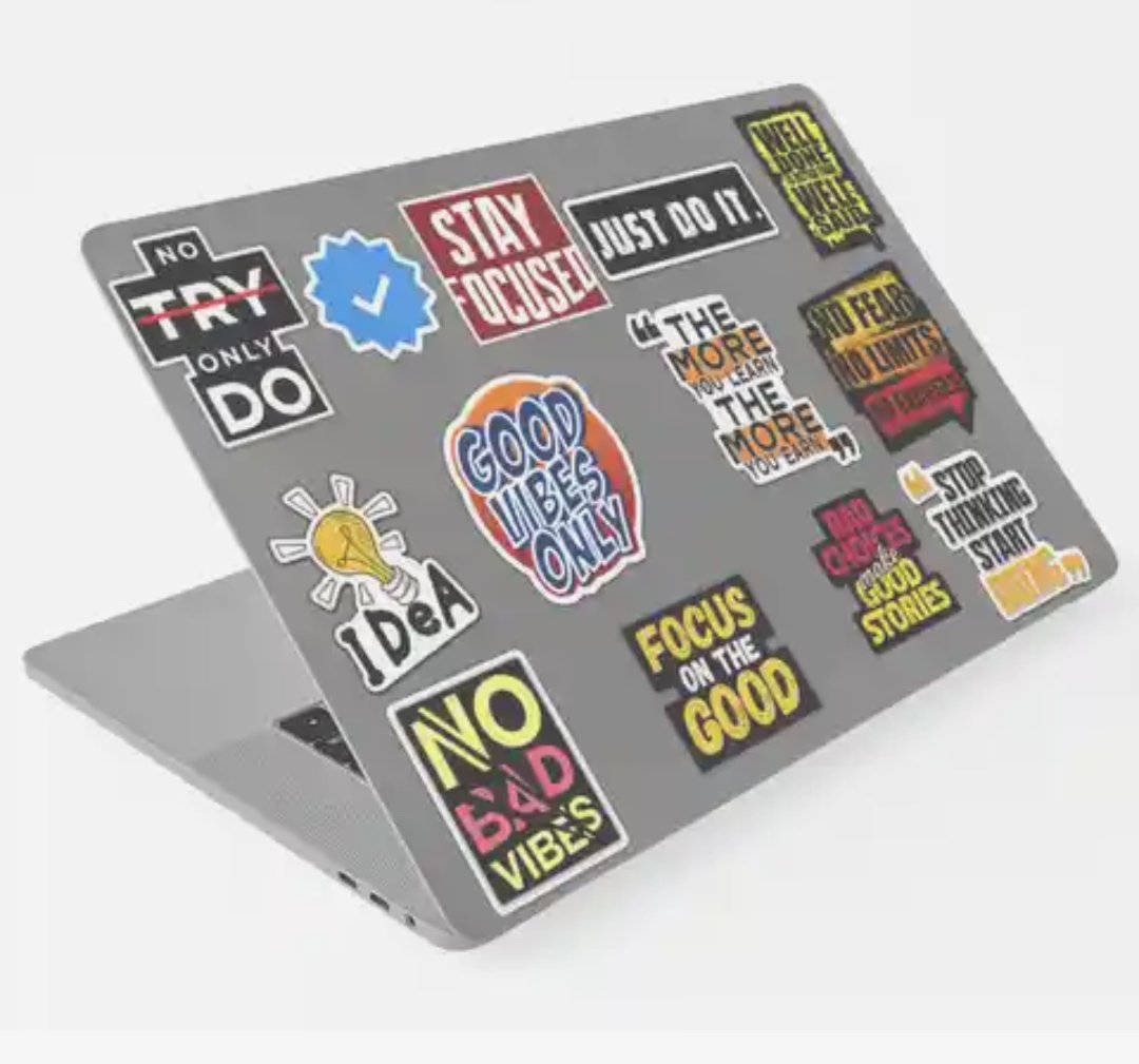 loop_and_code's tweet image. As a Developer I hate putting stickers on my laptop. idk why people spoil their lapy with these stickers 🤮