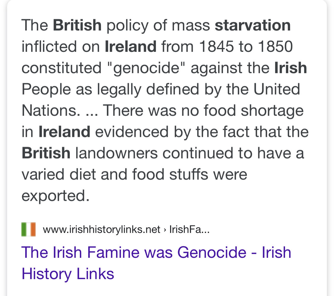 ronbuch's tweet photo. @AbolishWestmin @Ordinaryentity @TeleriGlynJones No surprise AW, the colonialist media is an extension of the Wminster colonialist cartel, so nasty the 🇮🇪 folk were likened to “apes”⬇️in order to carry out their genocidial policies of starvation, little wondered Westminster sides with Israeli genocide, “Wminster wrote the book” https://t.co/Hx4Jf0BxjL
