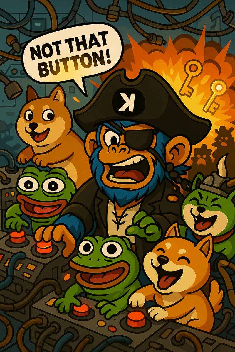 Pirates_Kaspa's tweet photo. I only wanted to activate AI ๐ดโโ ๏ธ๐ดโโ ๏ธ
Now the whole lab is on fire ๐ค๐ฅ
Should someone stop Doge from pressing buttons?
#PirateAI #TechChaos #BonkScience #OG #PirateKaspa #Kaspa #Crypto #MemeToken #NFT #KRC20 #KRC721 #BlockDAG #PirateClub #PirateNFT #L2 #KASPLEX #SmartContracts