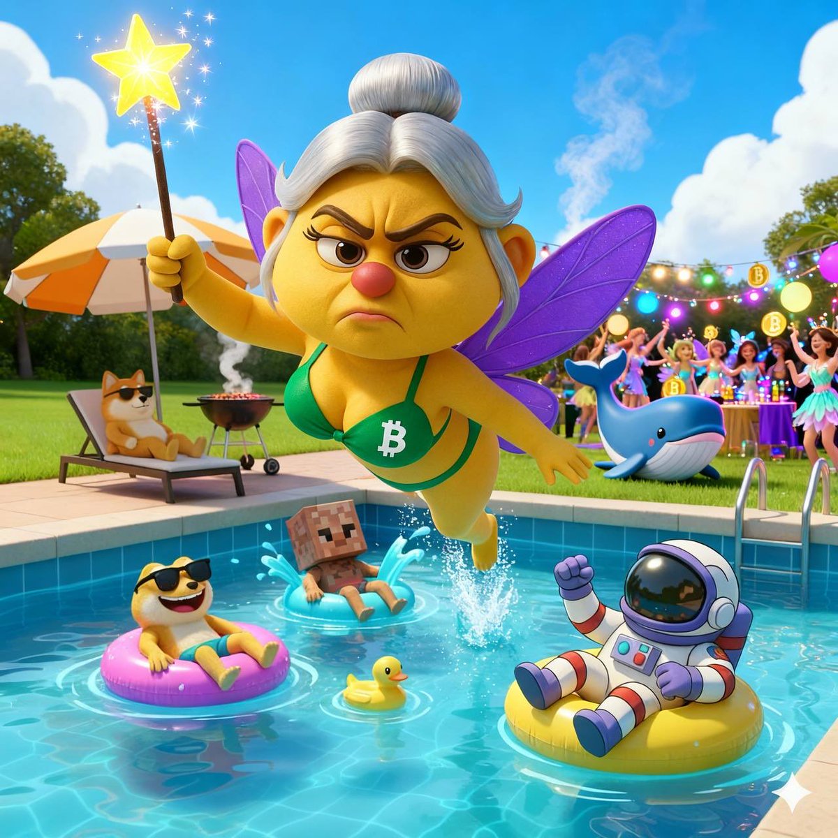 TheBitcoinPixie's tweet image. ✨ Happy weekend, Pixie fam! 🚀 Our meme contest is in full swing, and the magic is just getting started. Show off your creativity and let’s keep that bullish energy flowing. 🌟 #PixieMagic #MemeContest #CryptoWeekend