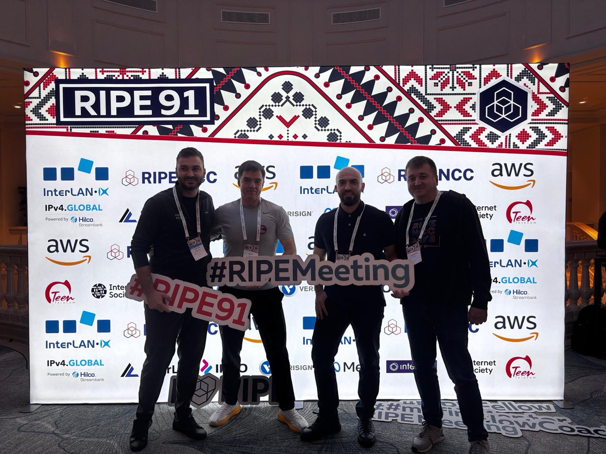 FastNetMon's tweet image. Just a few more pics from #RIPE91! Thanks to everyone who presented, contributed, and participated — and especially to RIPE NCC for yet another great event!
#RIPE91 #RIPENCC #NetworkEngineering #NetworkSecurity #NetworkingCommunity #InternetInfrastructure
