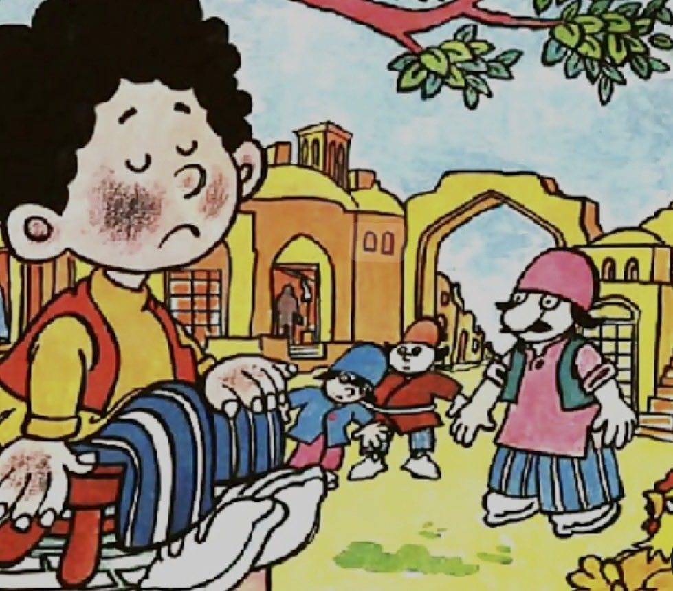 sangtarash_azad's tweet image. نه قلقلی نه فلفلی نه مرغ زرد کاکلی 
هیچکی باهاش رفیق نبود