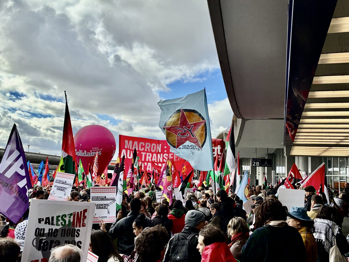 📢 Stop aux livraisons d’armes à Israël !
📍Rassemblement à l’aéroport de Rossy Charles de Gaulle