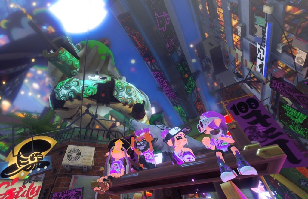 Rifuyu_kotatsu's tweet photo. いい瞬間撮れてよかった
#splatween #スプラ https://t.co/7TOmULqrwq