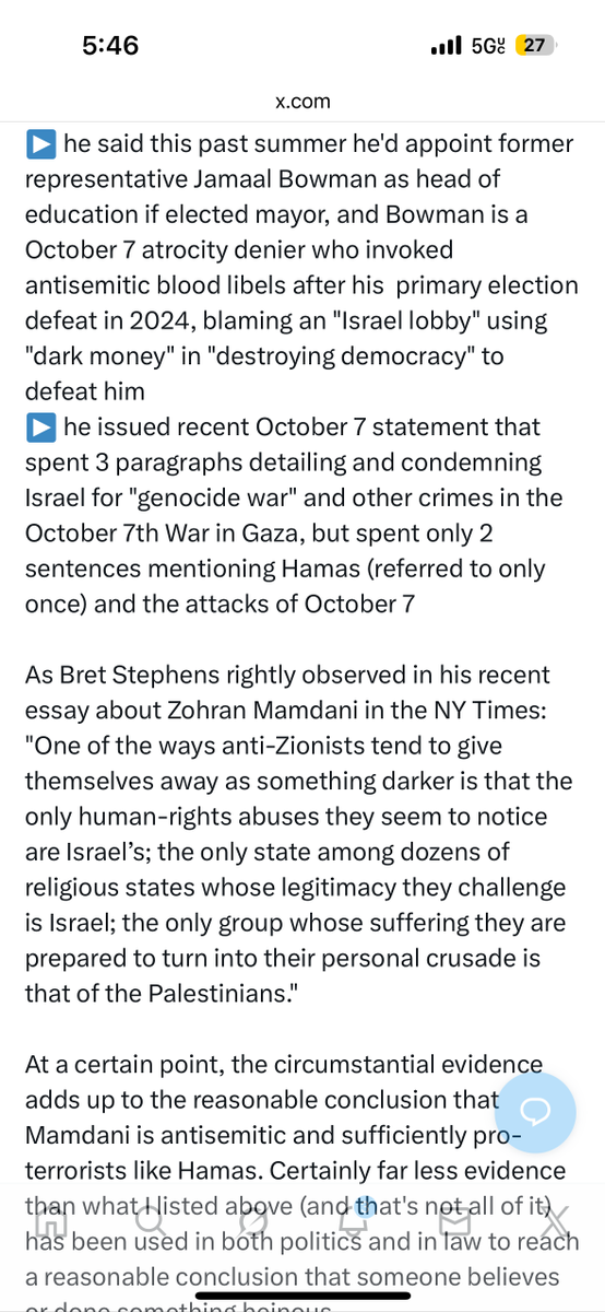 From my colleague <a href="/AdamMossoff/">Adam Mossoff</a> the evidence on Mamdani’s antisemitism.