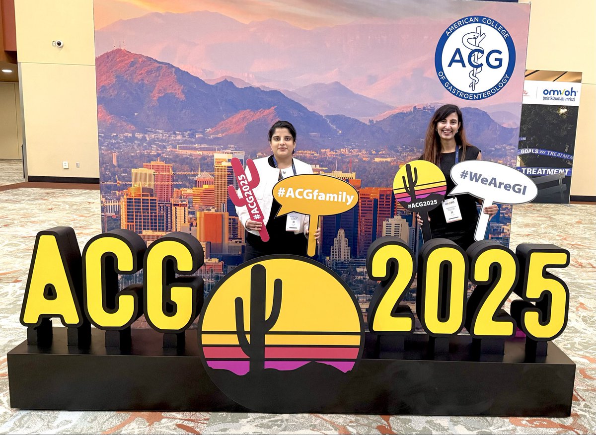 It’s that time of the year again!

Learning, connecting, and celebrating GI innovations at #ACG2025! 🌟

 <a href="/AmCollegeGastro/">ACG</a>