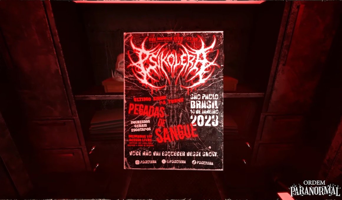 realitasnews's tweet image. Pôster de um show no "The Monica Club", da turnê "Pegadas de Sangue" da banda PSIKOLERA! #Hexatombe
Quem vai? 🩸
