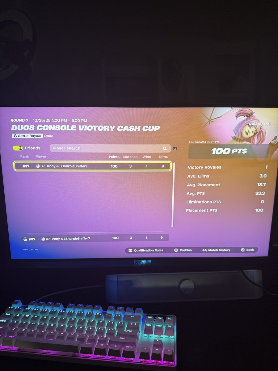 EARNED DUO CONSOLE CUP +200$ LFGG