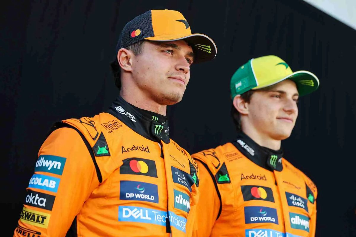 F1GuyDan's tweet image. 🚨 MCLAREN QUALIFYING IN 2025

Poles:
Lando Norris 5 - 5 Oscar Piastri

Front row starts:
Lando Norris 11 - 10 Oscar Piastri

H2H:
Lando Norris 10 - 10 Oscar Piastri

Lando, what a comeback. 😳