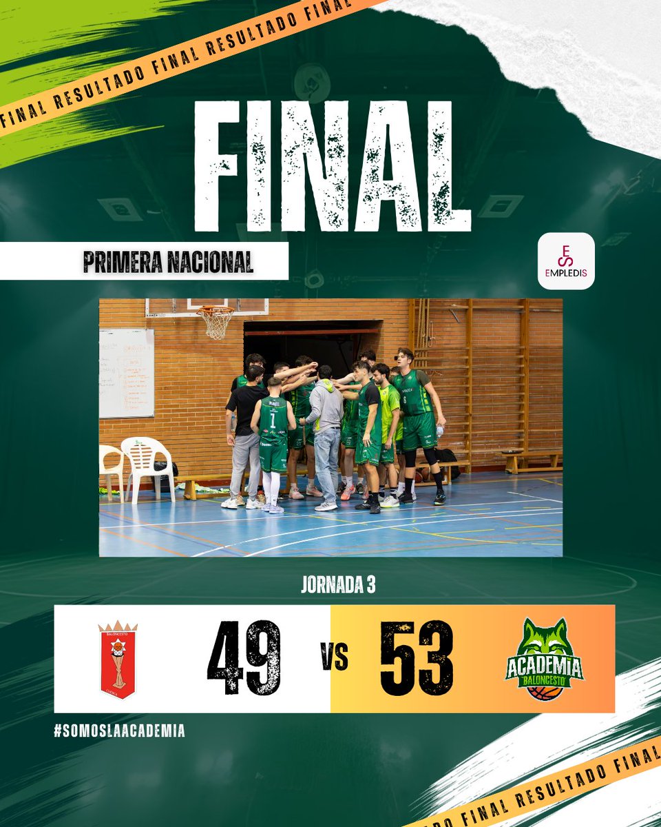 ¡Llegó la primeraaa!

Los linces <a href="/Empledis/">Empledis CEE</a> consiguen la primera victoria de la temporada 💚

Gracias por el partidazo <a href="/CB_Cuenca/">CB Globalcaja Cuenca</a>

#SomosLaAcademia #VamosLinces