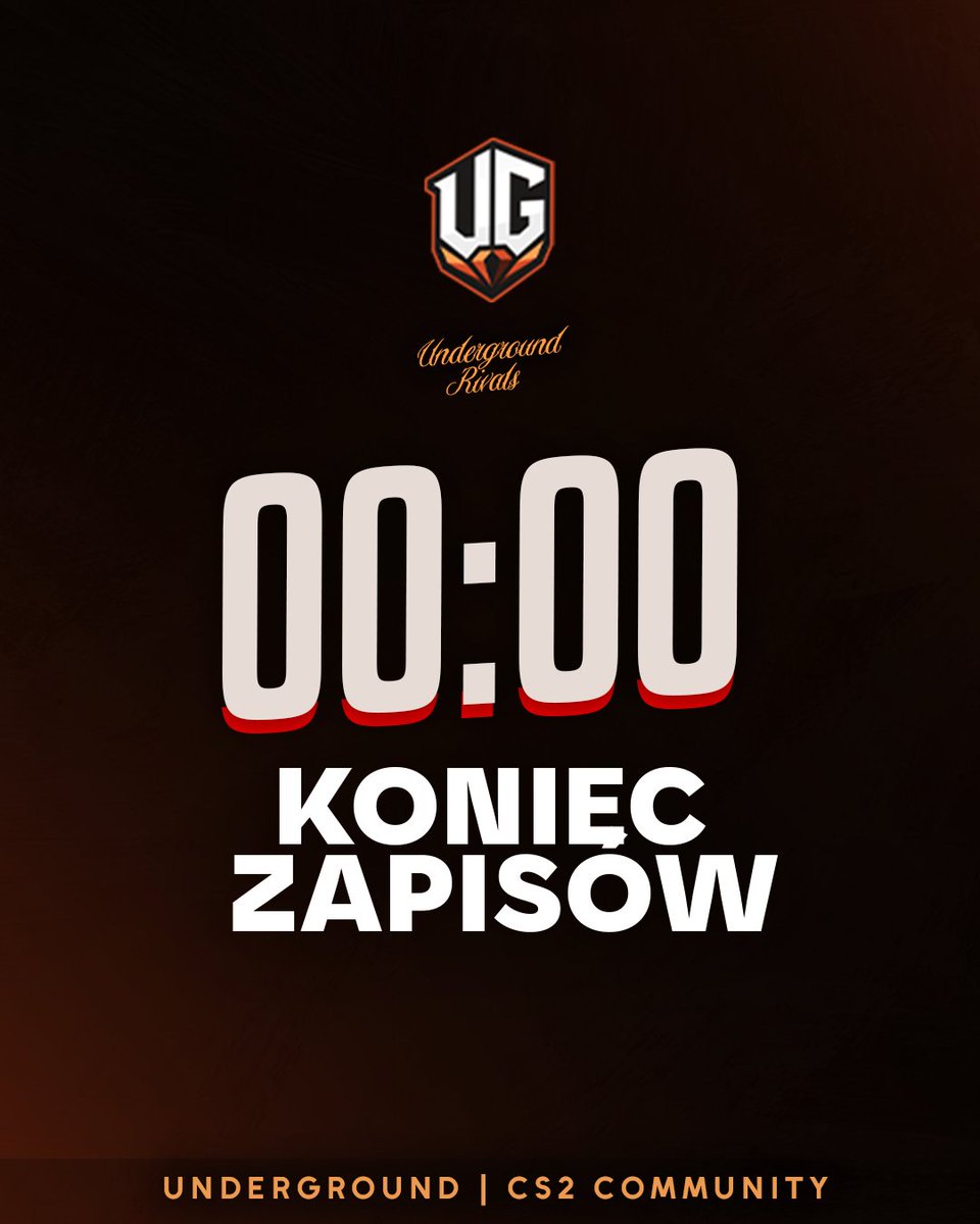 KONIEC ZAPISÓW

Witamy! Przychodzimy z informacją, że ostatnia możliwość zapisania się na listę rezerwową właśnie minęła, co skutkuje tym, że znamy pełny zestaw drużyn biorących udział w turnieju. Są nimi:

- <a href="/Visionesport25/">Vision E-sport</a> 
- <a href="/CarpathianRoja/">Carpathian Roja</a> 
- <a href="/CroxicEspo88664/">CroXic E-Sports</a> 
-