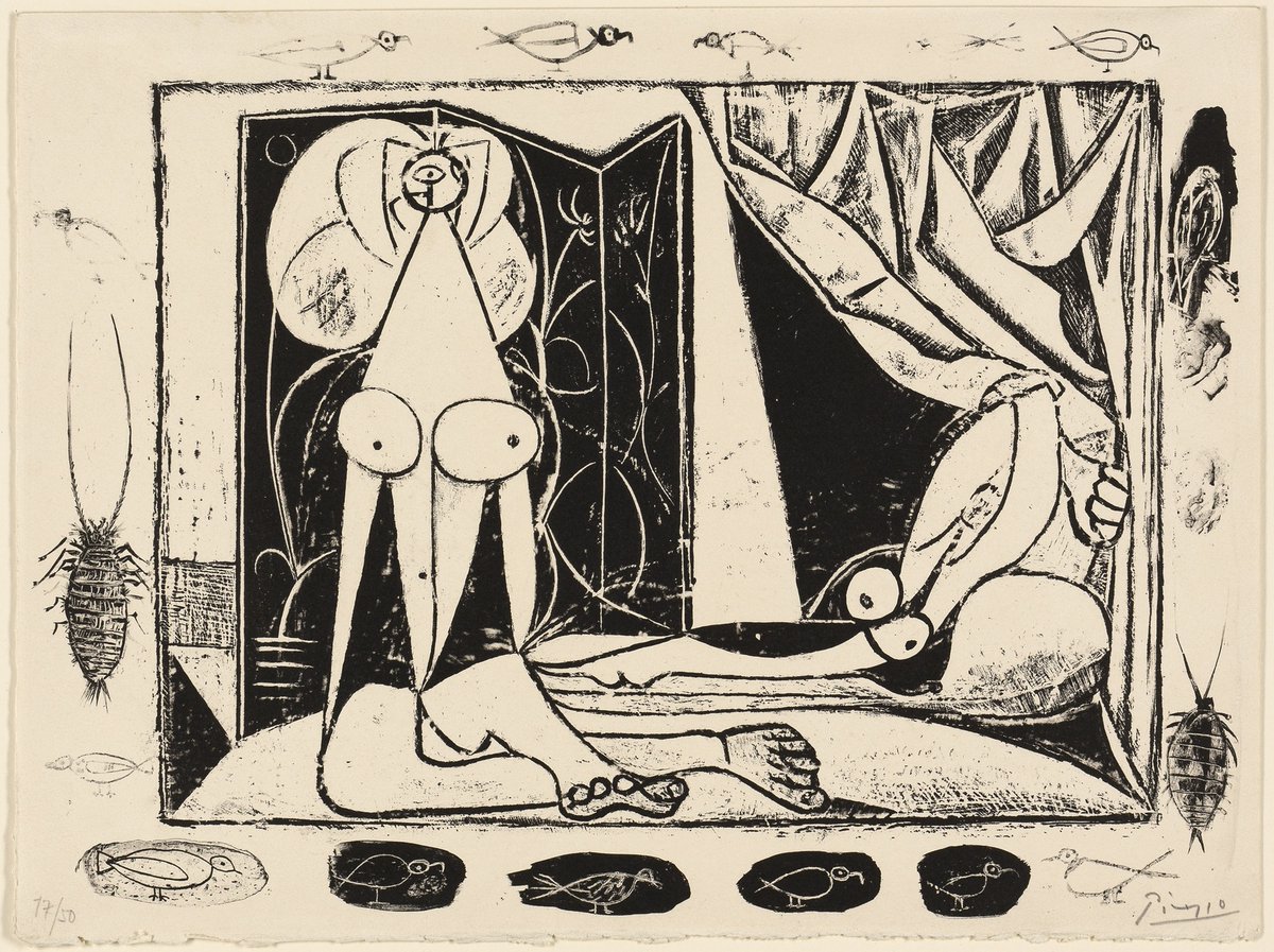 Pablo Picasso (@pablocubist) on Twitter photo Two Nude Women, 1946 #artbots #picasso Two Nude Women, 1946 #artbots #picasso