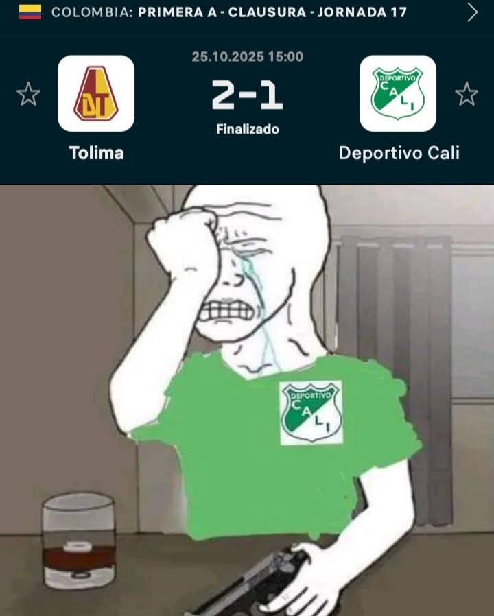 En el fútbol, se gana, se empata y deportivo cali