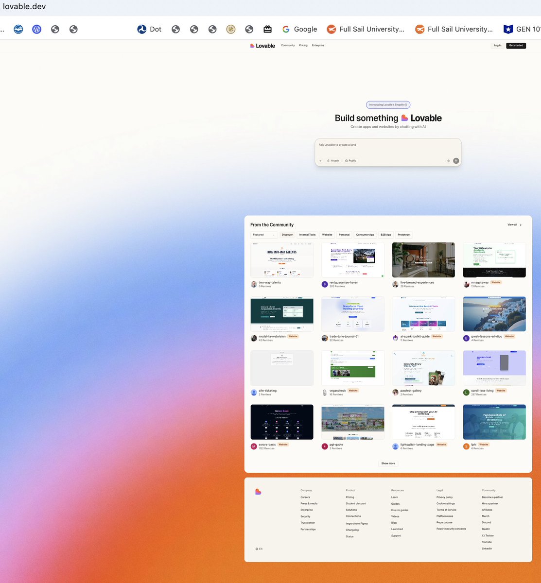 MARQUISCOTTON16's tweet image. 🚀 MVP 
(♈️) built the  frontend in hours—not days—using @lovable_dev’s AI-powered UI generator. 

Maria (⚖️) architected  bulletproof backend while Aries designed. 

Stop overthinking. Start building.
#AgileDev #MVP #LovableDev #React #BuildFaster

🔗 : lovable.dev