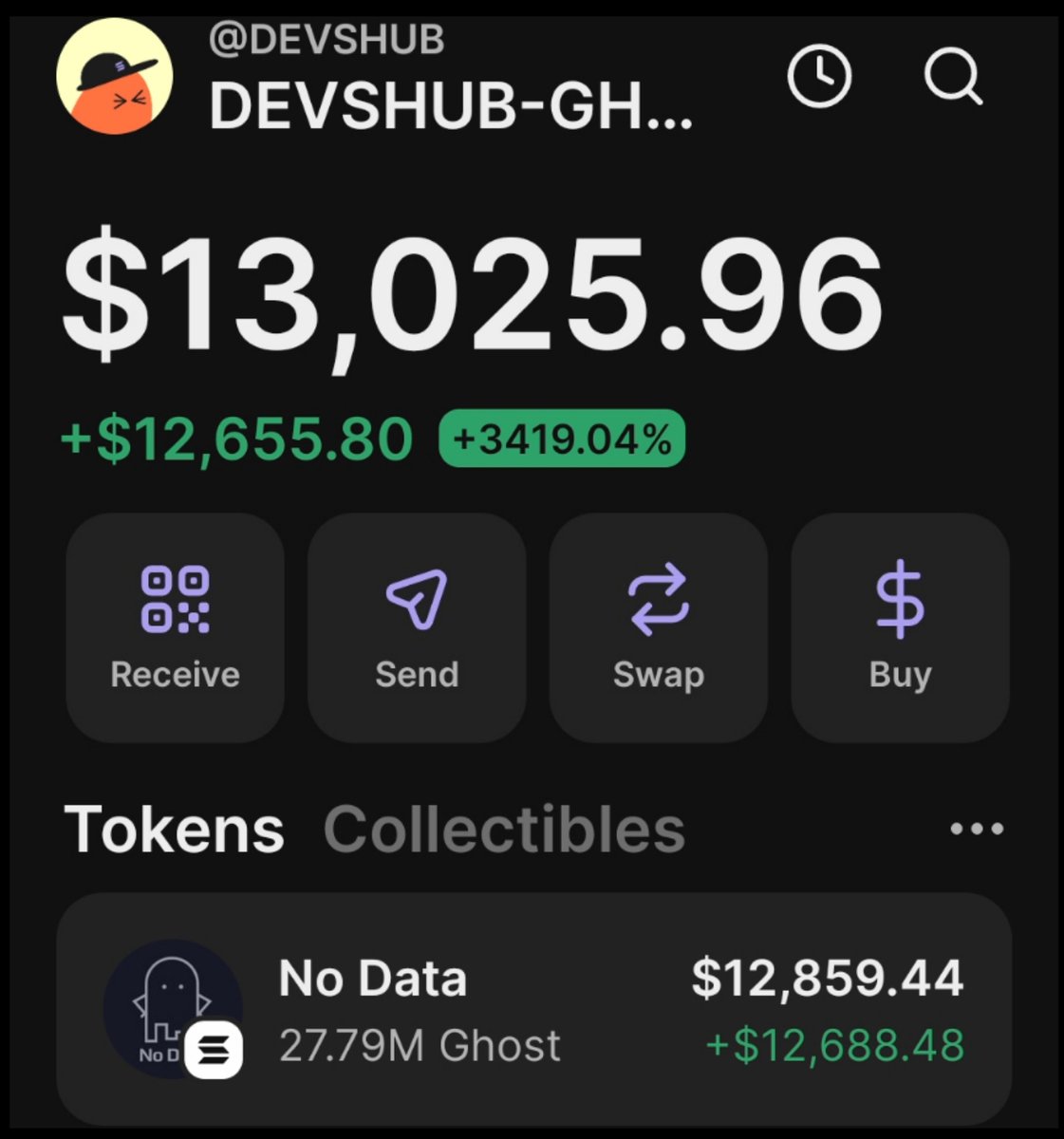 $GHOST is printing massive on my private telegram channel 
Absolutely tearing up the chart 📈 
#SolanaAirdrop