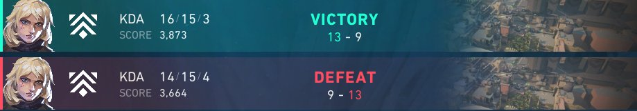 1-1 en el premier
9-13
13-9
en el primer game estuvimos flojos, pero el segundo mucho mejor, para que el coach haya tenido que jugar de emergencia no está mal🤧