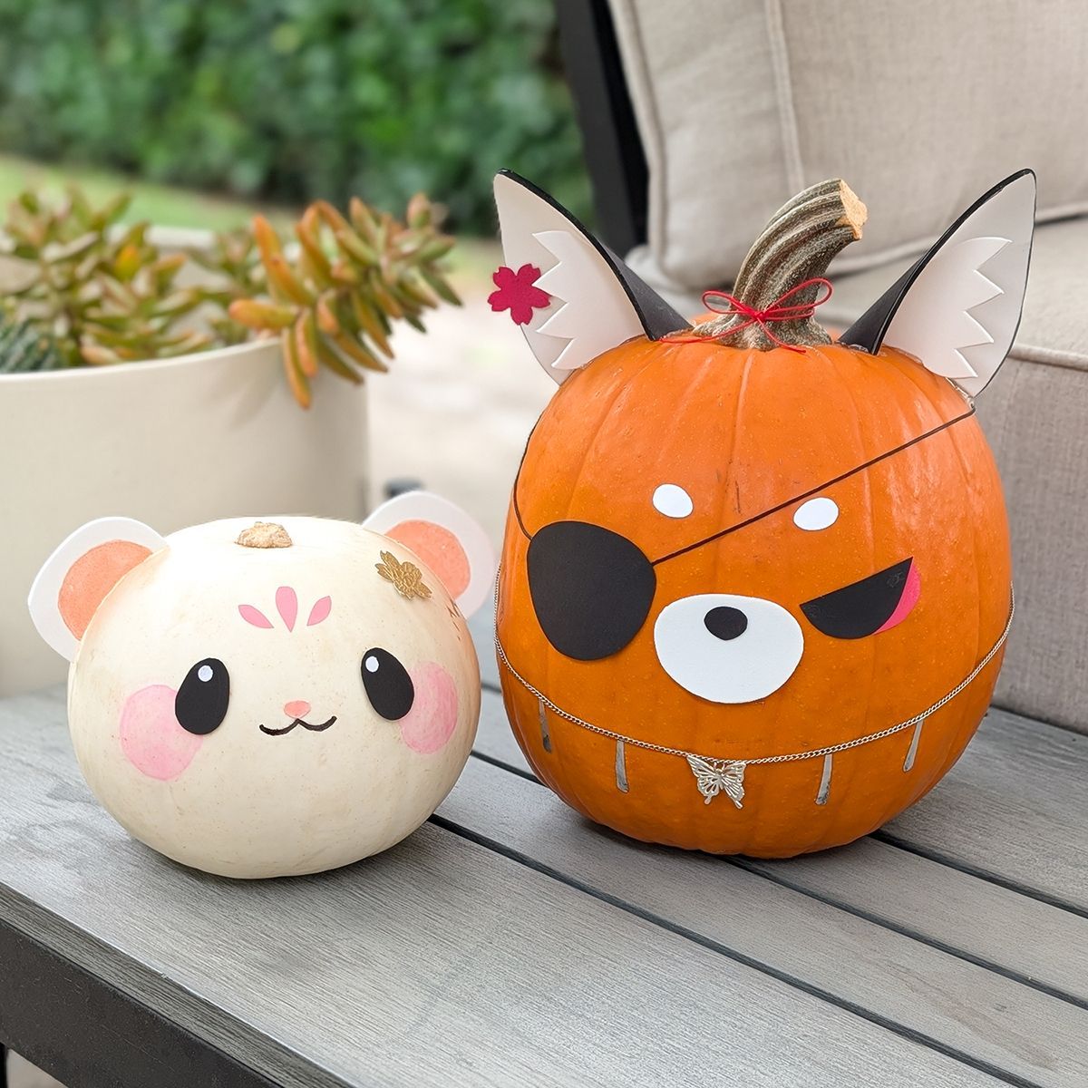 nyehehe deco’d some pumpkins for halloween 🎃 (...hualianween?)
#tgcf