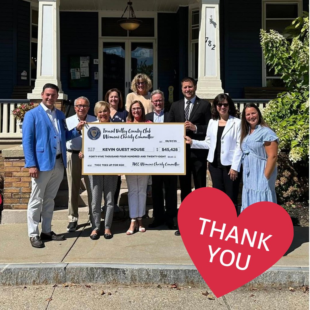 A heartfelt thank you to <a href="/TransitValleyCC/">Transit Valley</a> for raising over $45,000 in support of Kevin Guest House. We also extend our gratitude to Genesis of Buffalo for their sponsorship and continued partnership. Your generosity makes a lasting impact on the families we serve. ♥️

#KGH