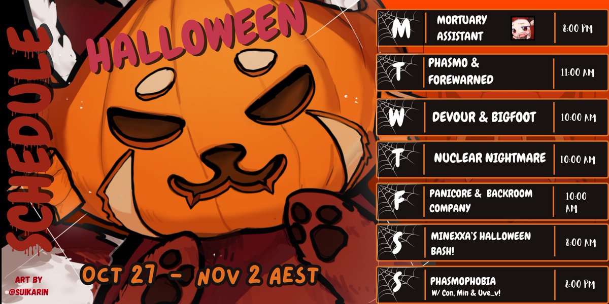 HiHi!!! Halloween Spooky Week Cometh!!!