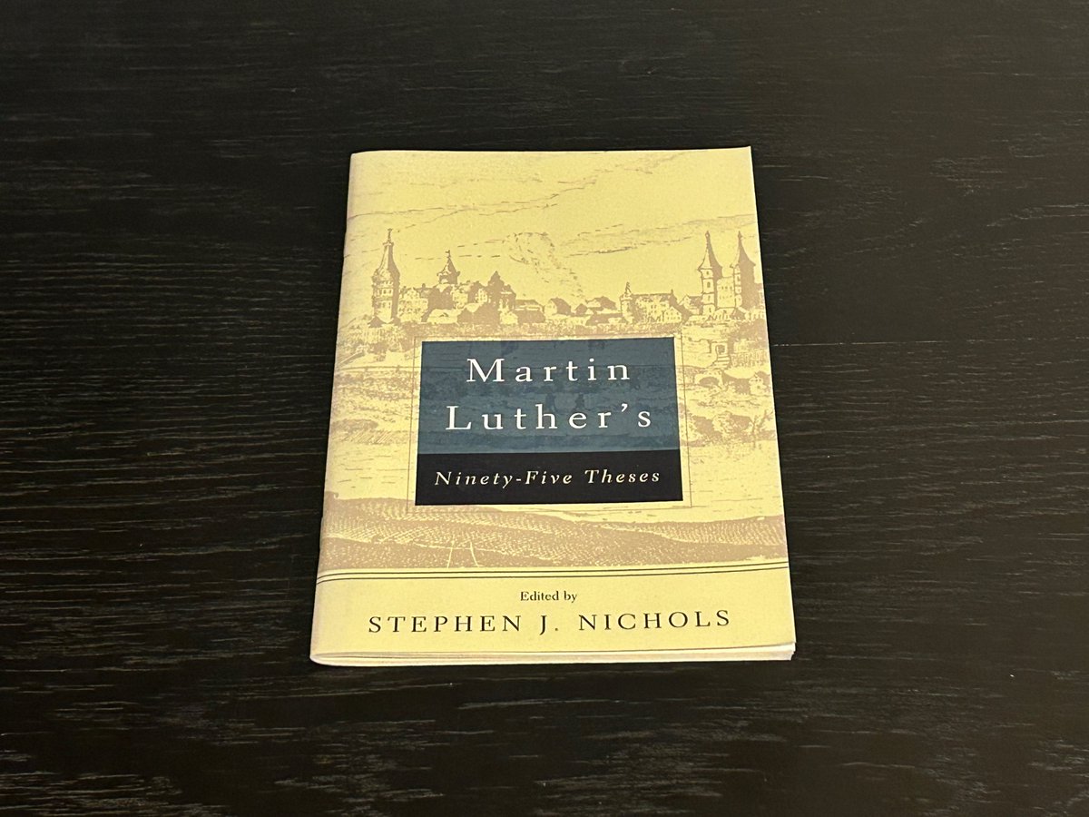 HeiligeBibel's tweet image. Martin Luther’s “Ninety-Five Theses” is a good standalone read.  #LCMS #Lutheran #Reformation #MartinLuther