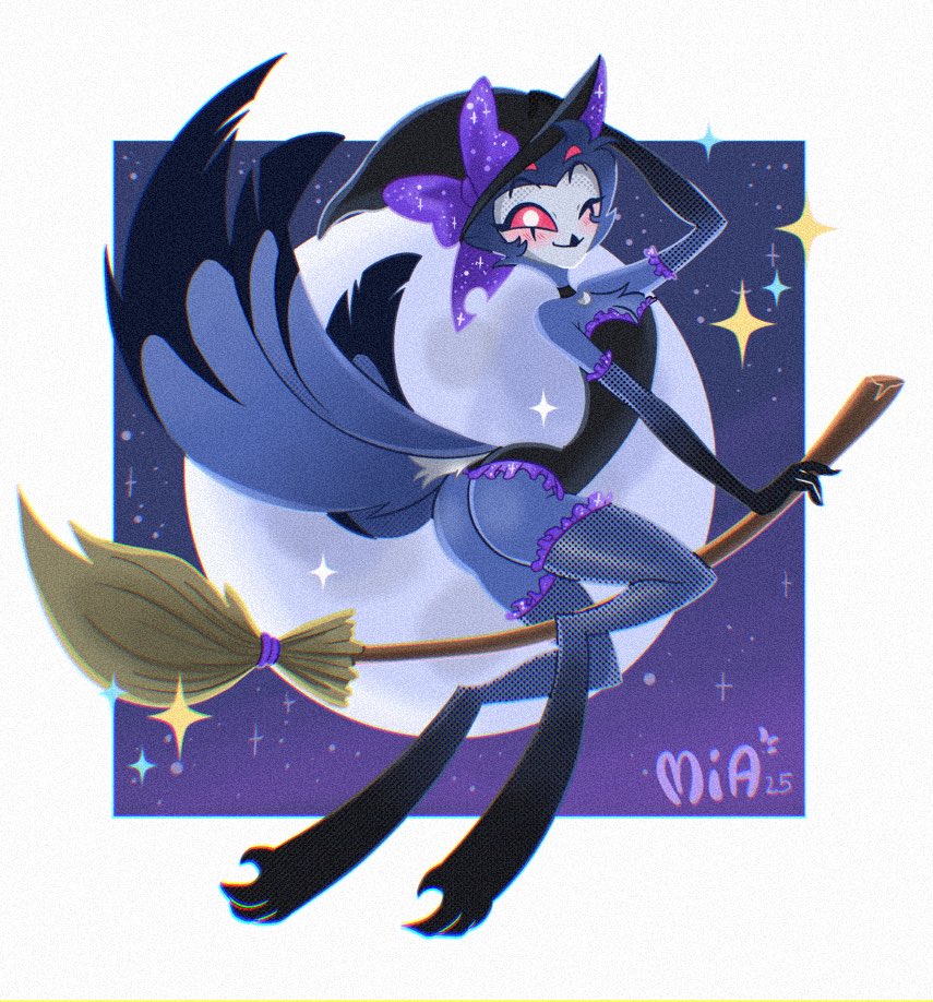 It’s the season of the witch!
First time ever using magma… thanks for having me @JellS4ndwiches 

#stolas #HelluvaBoss