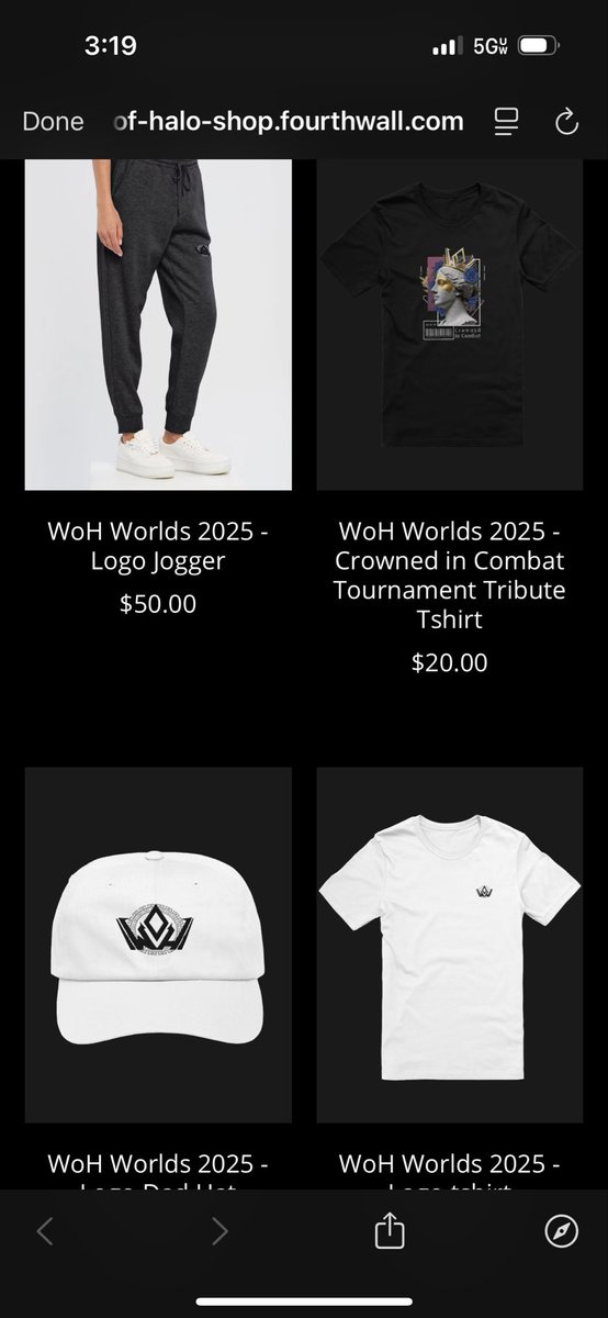 Reminder: WOH booth is at 5pm!

We have limited merch for sale in limited sizing.

We have a wider variety in our shop online! 

women-of-halo-shop.fourthwall.com